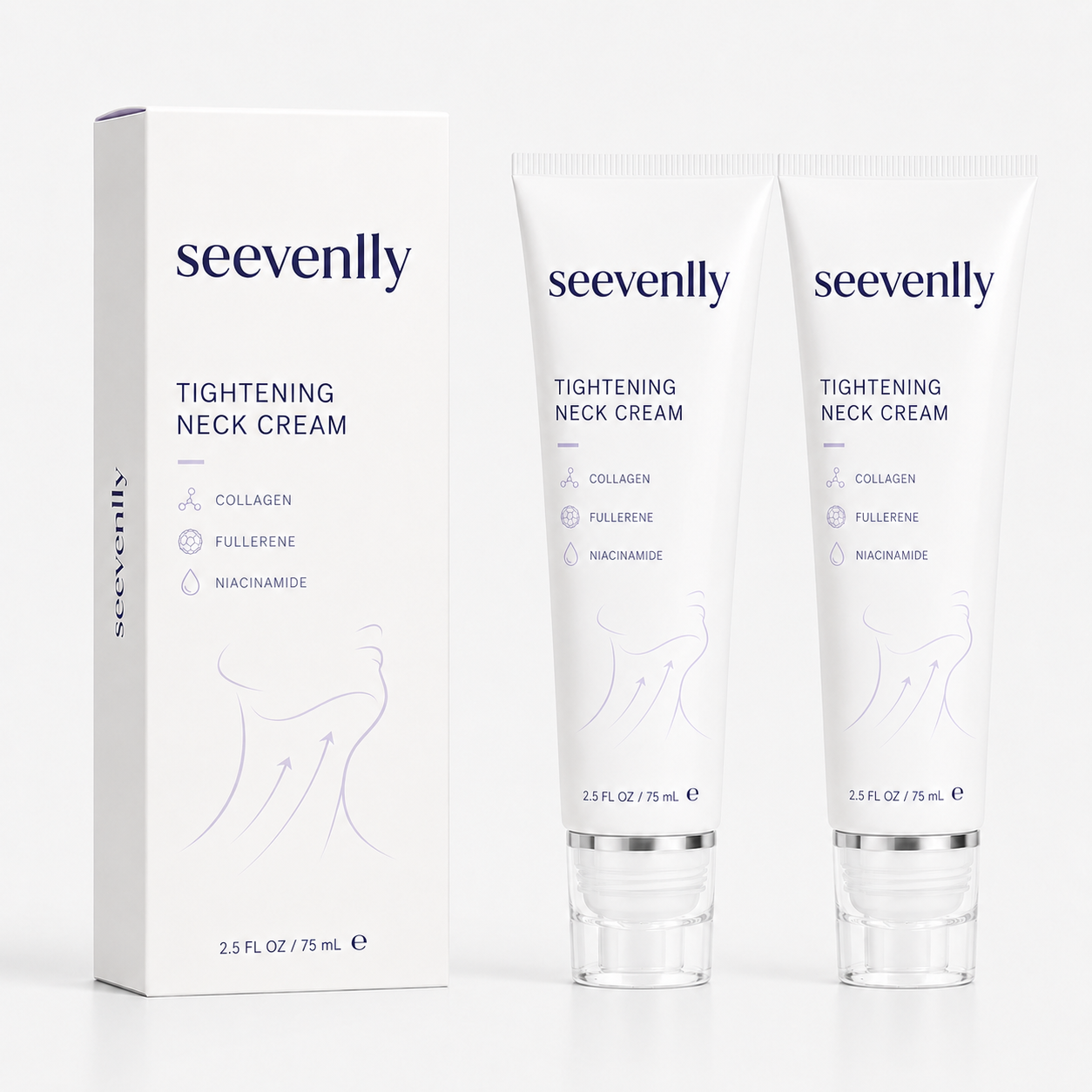 ✨ Seevenlly™ Instant Neck Lift Cream — 🧴 Infused with Retinol & Hyaluronic Acid | Firms the Neck, Reduces Wrinkles & Double Chin