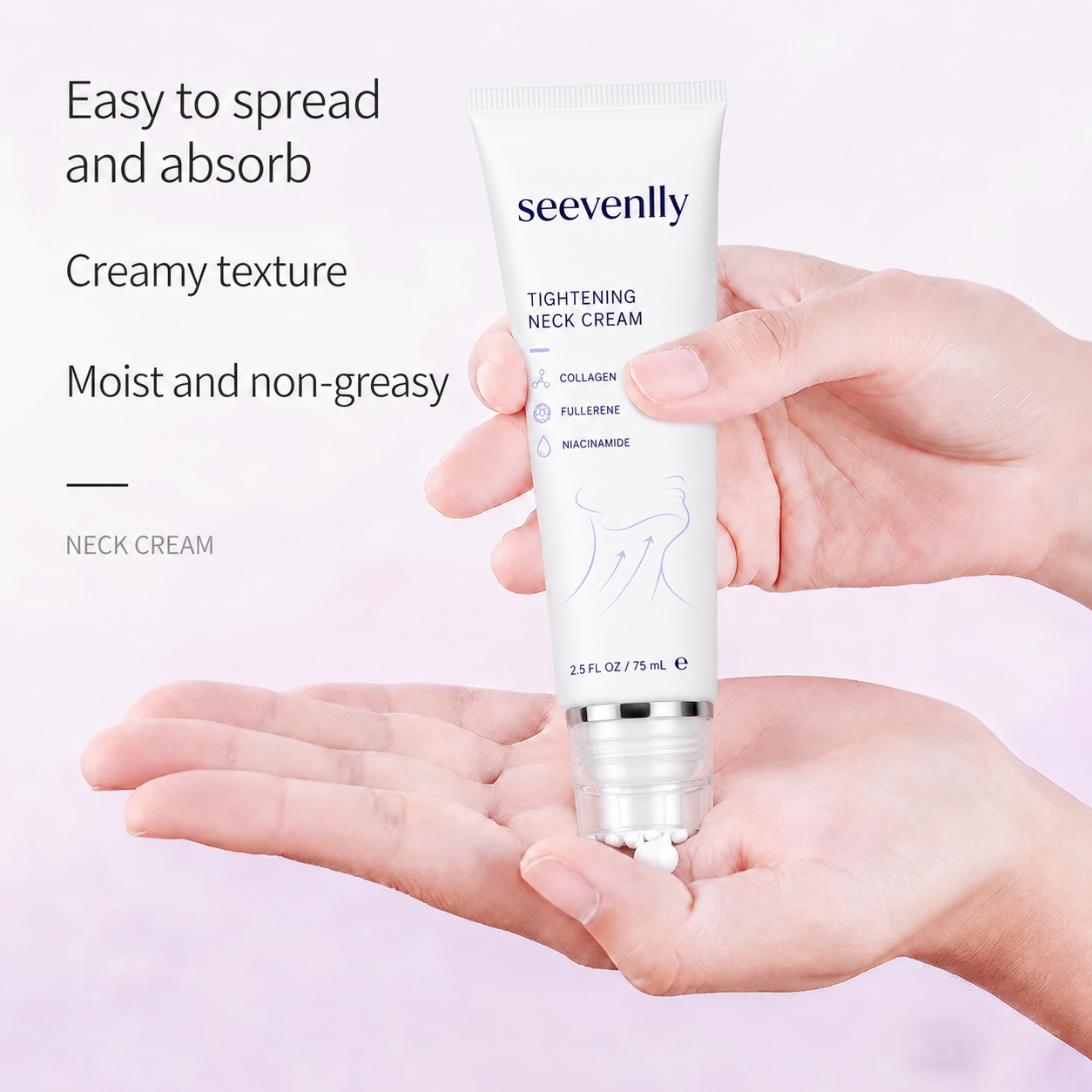 ✨ Seevenlly™ Instant Neck Lift Cream — 🧴 Infused with Retinol & Hyaluronic Acid | Firms the Neck, Reduces Wrinkles & Double Chin
